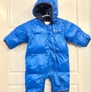 Columbia Shiny Blue Puffer Jacket